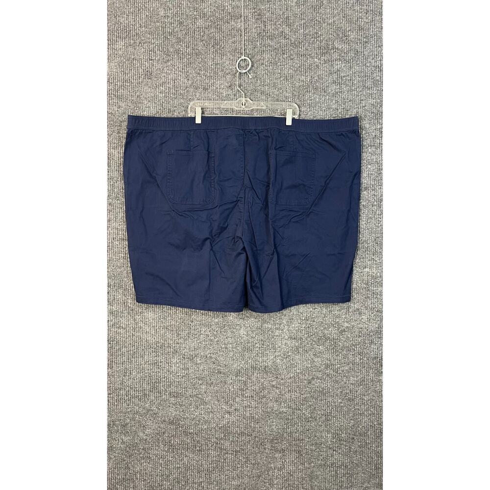 Denim & Co. Shorts Womens Plus 5X Blue Pull On Pockets Relaxed Twill Mature - Picture 2 of 11